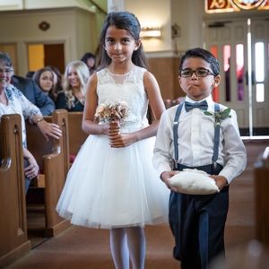 Ivory Flower Girl Dress Size 8